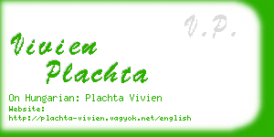 vivien plachta business card